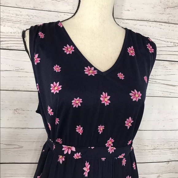 Style & Co Maxi Dress Floral Sleeveless Empire - Picture 6 of 11